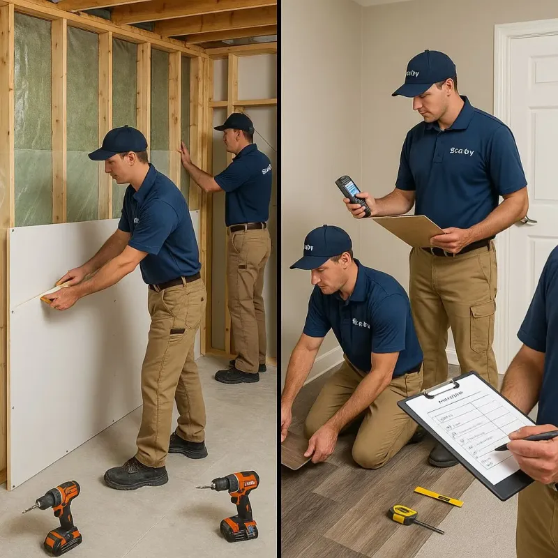 Repairs and Reconstruction process in Hokes Bluff, AL